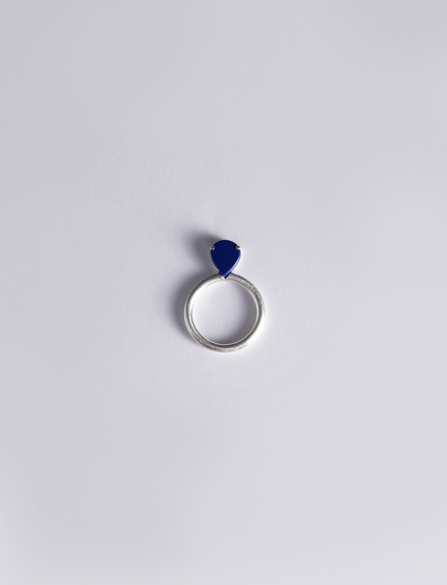 Blue Water Drop Ring