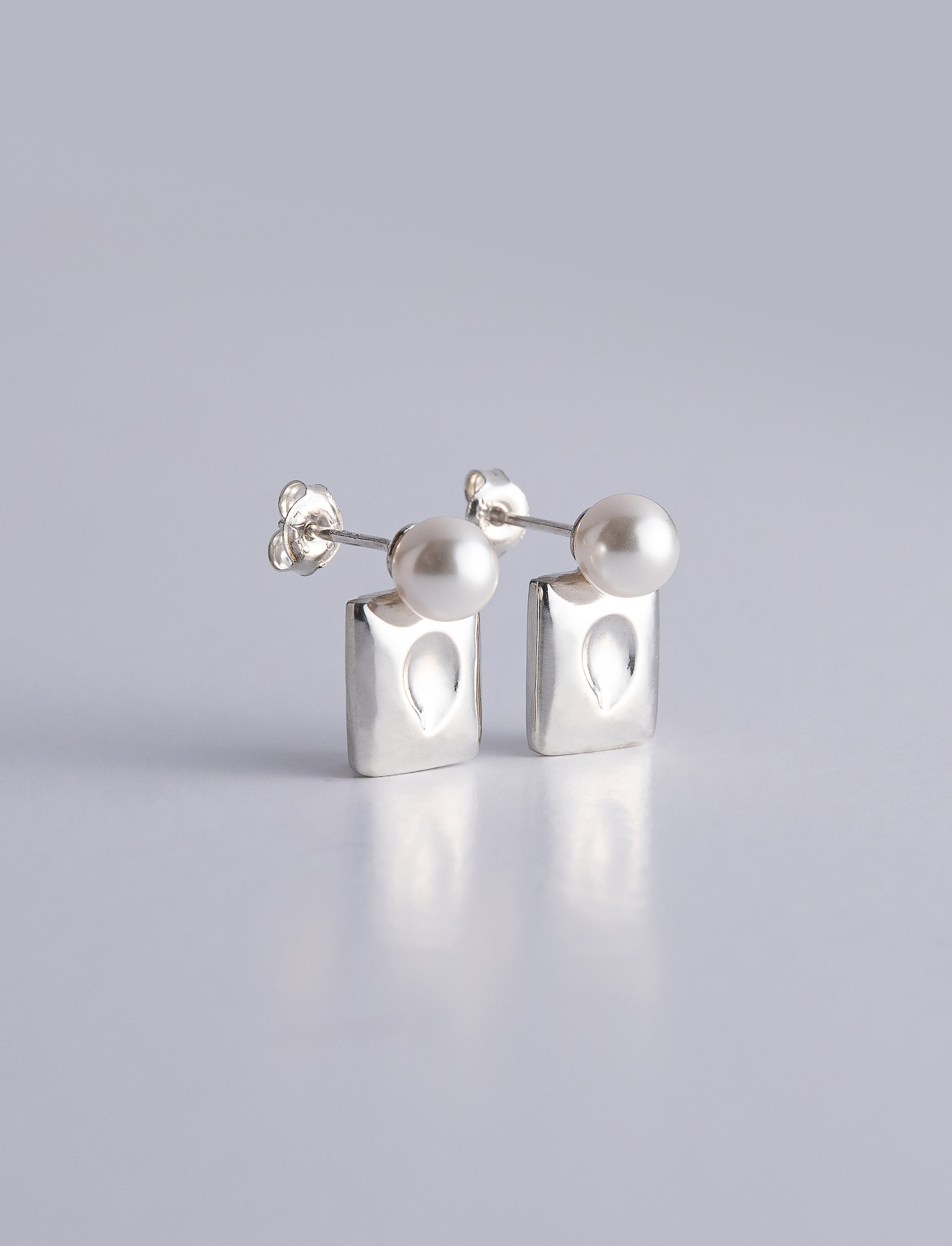 Mini Pearl and Mango Earrings